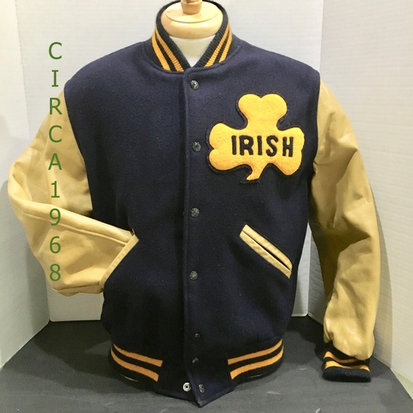 notre dame varsity jacket